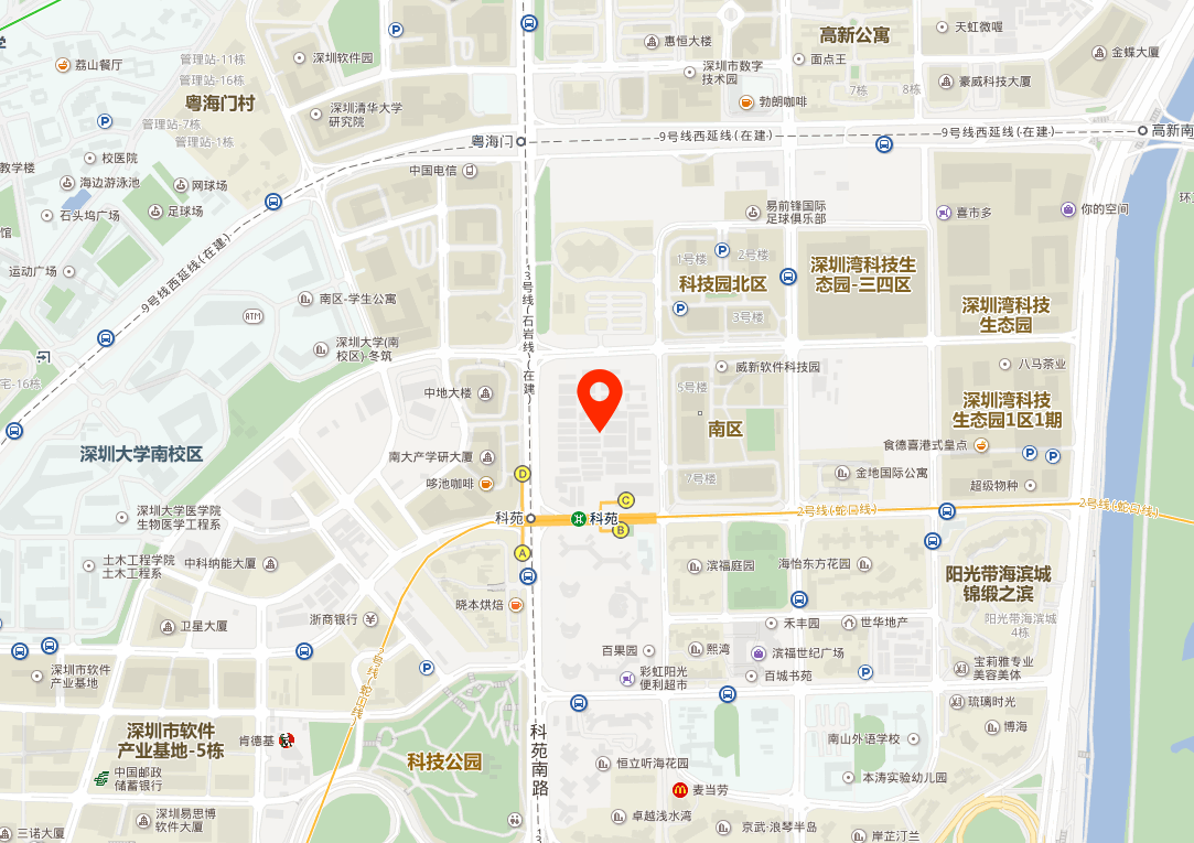 深圳湾创新科技中心地图位置